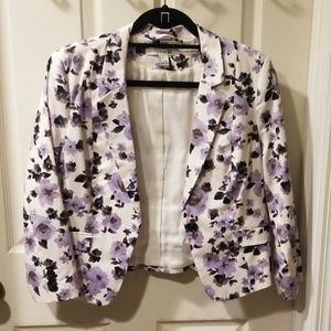 Floral blazer